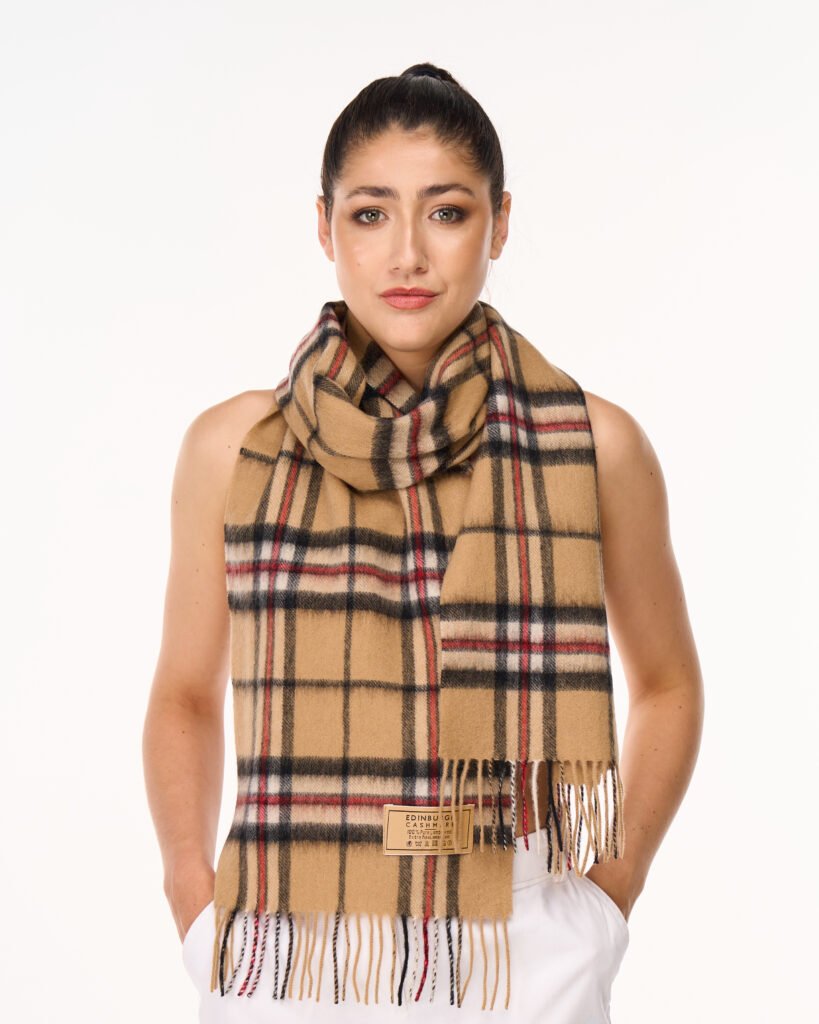Edinburgh Cashmere DC Scott DC Check luxury gifts