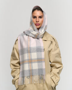 cashmere scarf in a luxury signature box.