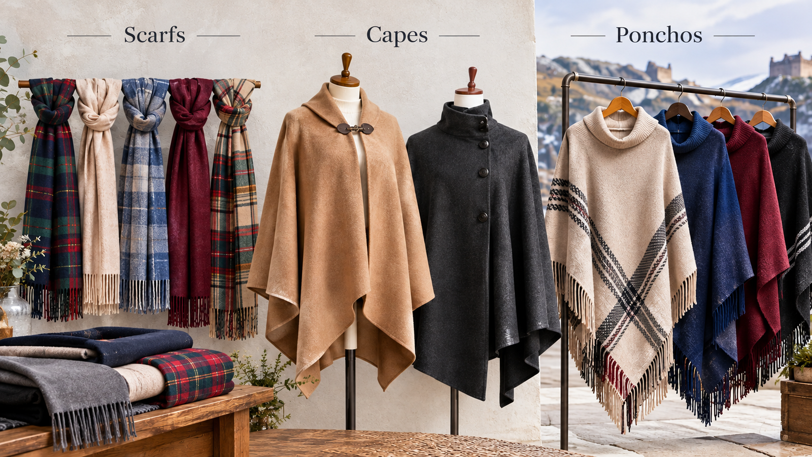 Edinburgh Cashmere Scarves